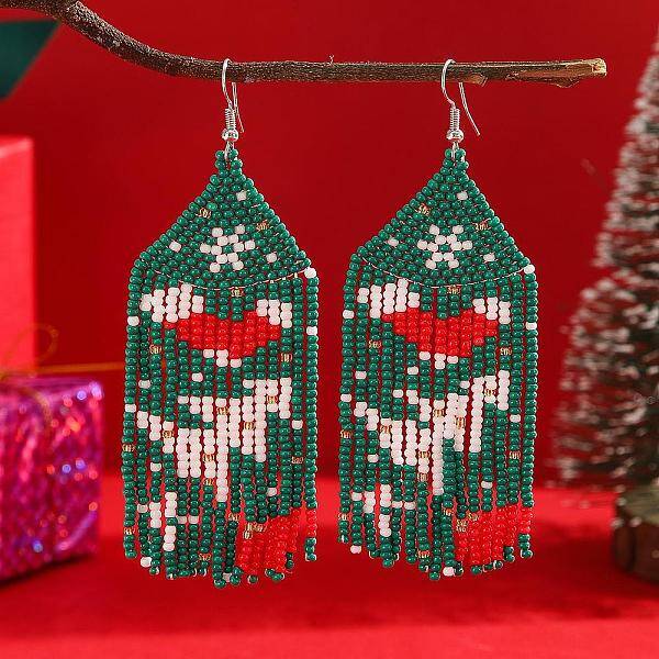 Festive Tassel Dangle Earrings