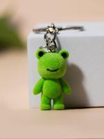 Cute Frog Design Keychain, 2024 New Style Novelty Bag Charm, Fashion Accessories for Women & Men for Daily Decoration, Keycha...