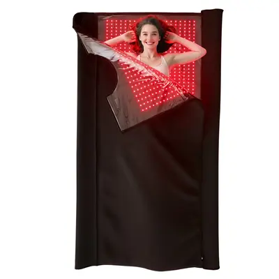 Garvee Upgraded Red Light Therapy Full Body Mat, 73''x 33'' Infrared Therapy Blanket with 2680 LEDs, 660nm & 850nm Infrared L...