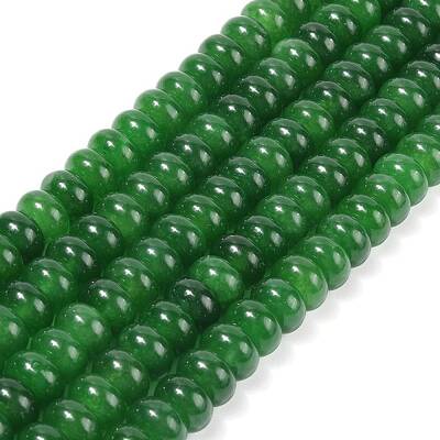 Dyed Natural White Jade Beads Strands