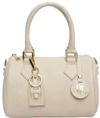 Anna Luchini Borsa A Mano In Pelle Da Donna beige
