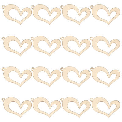 18Pcs Brass Pendants