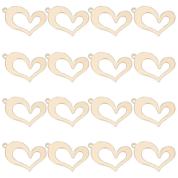 18Pcs Brass Pendants
