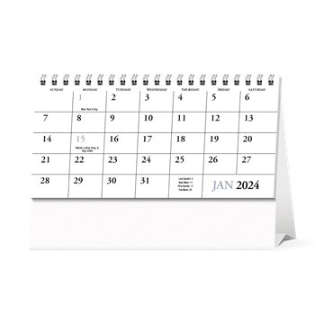 100 Promotional Scenic America Desk Tent Calendar - FSC Certified