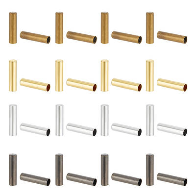 120Pcs 4 Colors Column Alloy Aglets