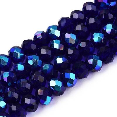 Electroplate Glass Beads Strands