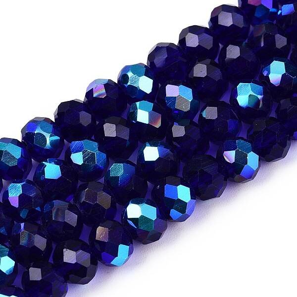 Electroplate Glass Beads Strands