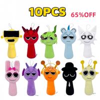 10PCS Sprunki Incredibox Plush Toys – Kawaii Collectible Plushies Set, Soft Pillow Dolls for Kids, Cute Girly Gifts for Roo...
