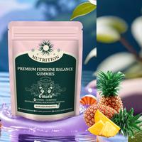 Oussin Premium Feminine Balance Gummies for Women Natural Hawaiian Pineapple Flavor Vegan Gluten-Free Daily Wellness Suppleme...