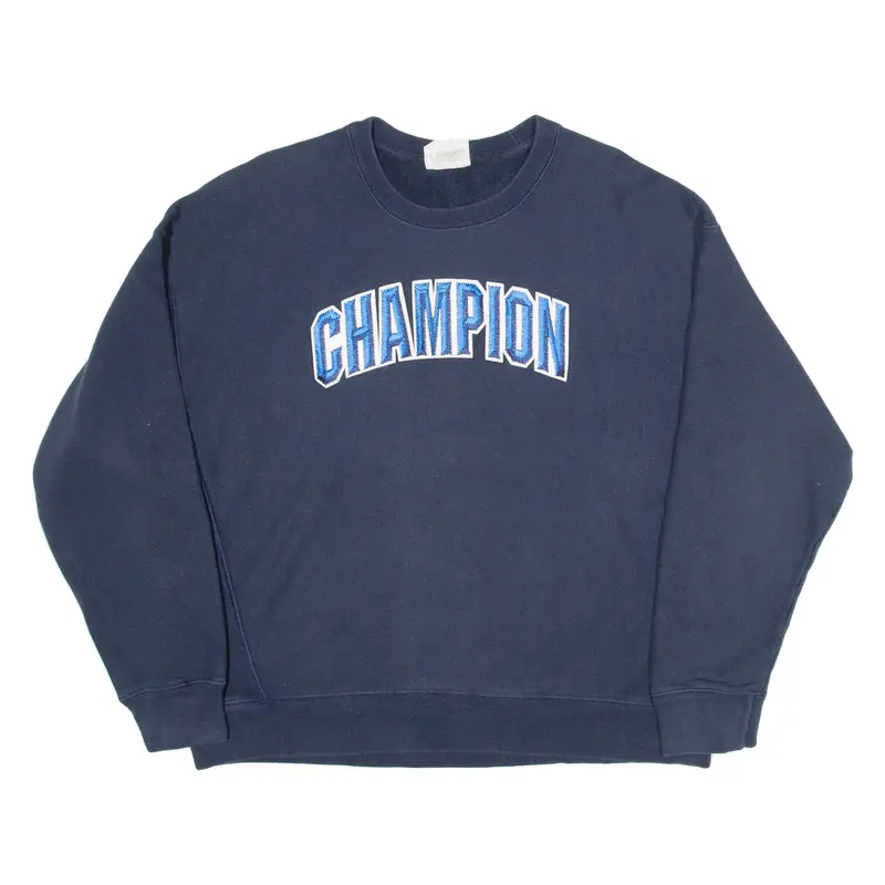 CHAMPION REVERSE WEAVE Womens Sweatshirt Blue 2XL