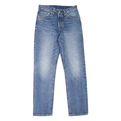 LEVI'S 501 BIG E Jeans Womens Blue Regular Straight Stone Wash W27 L30