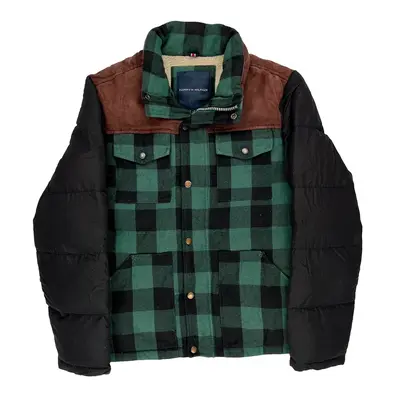 Tommy Hilfiger Checked Jacket - Medium Black Polyester | Size: medium