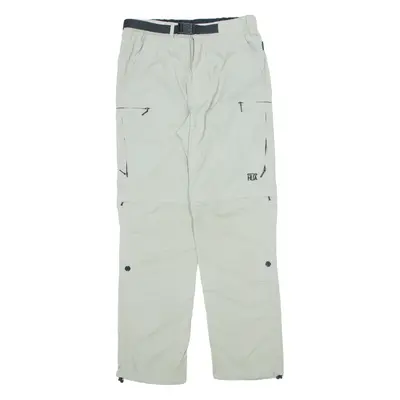 ARTIME Outdoor Belted Trousers Cream Regular Straight Mens W29 L30