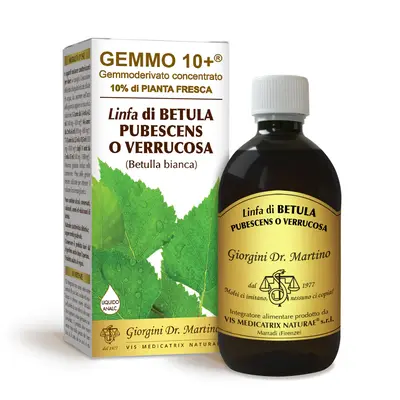 Dr Giorgini gemmo 10+ white birch sap 500 ml non-alcoholic liquid