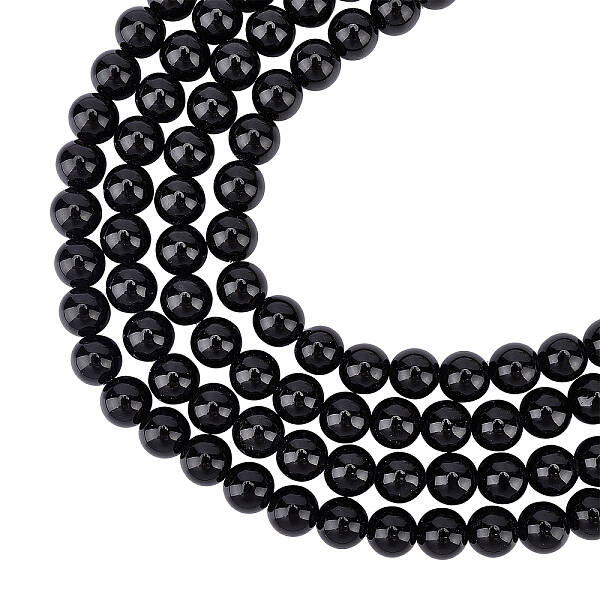 Natural Obsidian Beads Strands
