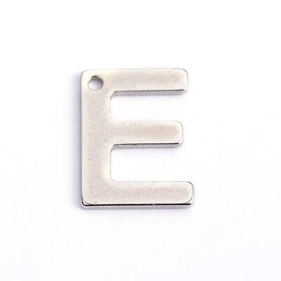 Tarnish Resistant 304 Stainless Steel Letter Charms