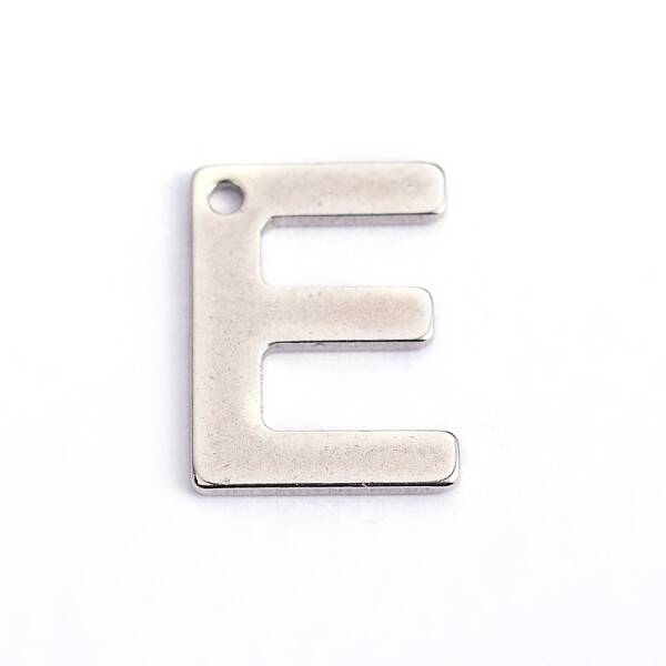 Tarnish Resistant 304 Stainless Steel Letter Charms