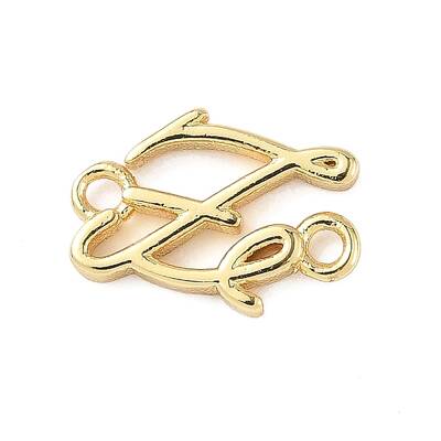 Brass Faith Fe Connector Charms
