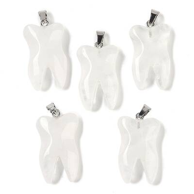 Natural Quartz Crystal Pendants