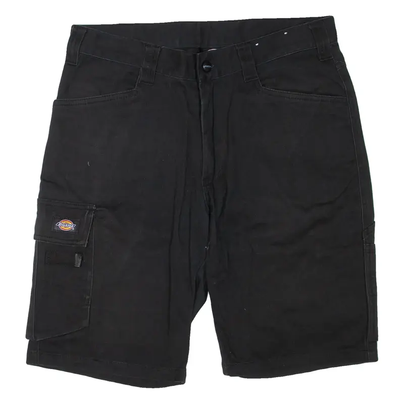 DICKIES Mens Cargo Shorts Black M W30