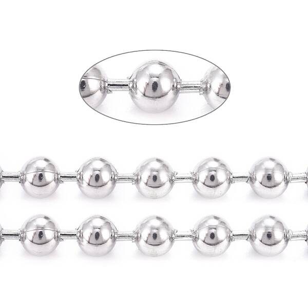 Non-Tarnish 3.28 Feet 304 Stainless Steel Ball Chains