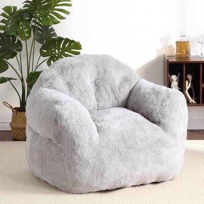 Garvee Bean Bag Chair with Filler, 51” Giant Bean Bag Sofa for Adults Kids, Soft Cozy Large Beanbag Sofa Chair with Armrest...