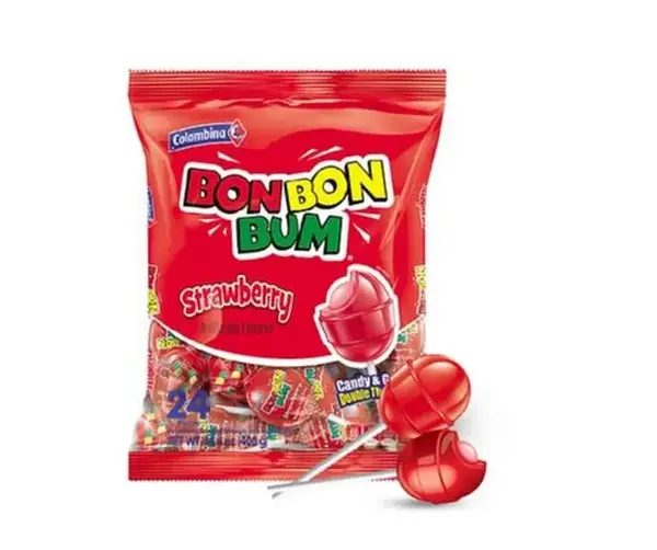 Colombina Lollipops  Strawberry (Fresa) - 24PK Candy Snack