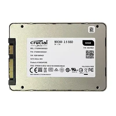 CT525MX300SSD1 Crucial MX300 525GB Triple-Level Cell SATA 6Gb/s 2.5-Inch Solid State Drive