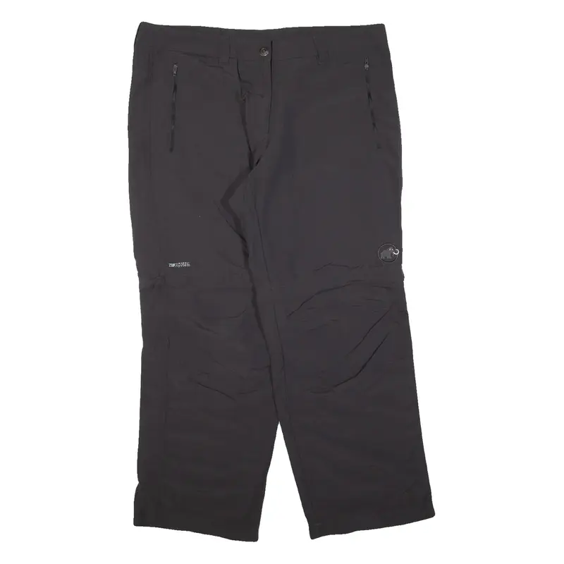 MAMMUT Outdoor Womens Trousers Grey Regular Straight W36 L27
