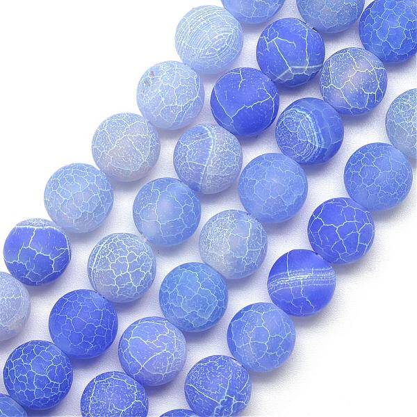 Natural Weathered Agate Bead Strands