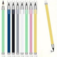 Infinity Pencil with Eraser, 7 Counts Reusable Inkless Everlasting Pencil, Writing Drawing Pencil for Home Office School