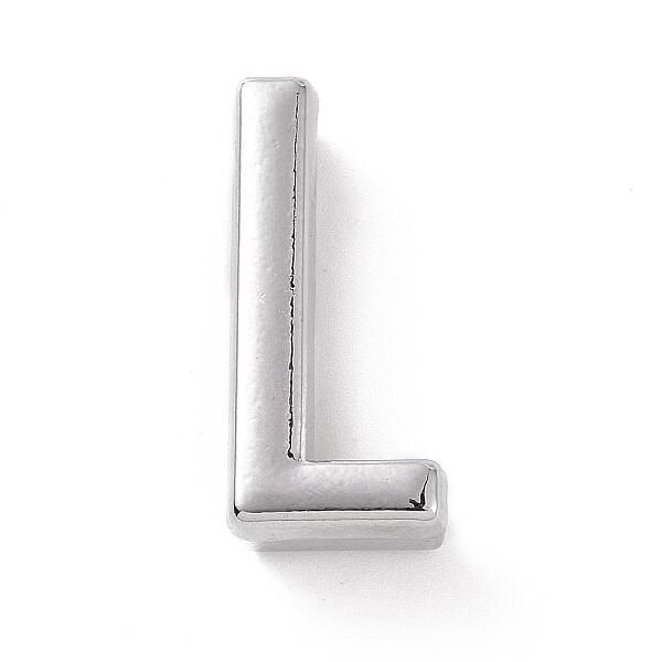 Alloy Letter Slide Charms