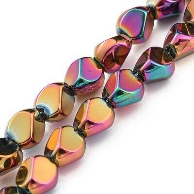Full Plated Electroplate Glass Beads Strands