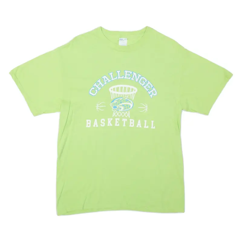 PORT & COMPANY Challengers Basketball Mens T-Shirt Green M