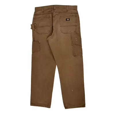 Dickies Carpenter Trousers - 38? Waist Brown Cotton