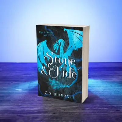Stone & Tide (Signed Paperback) - Epic Fantasy by Z.S. Diamanti - Book 2 in Stone & Sky Series indie adventure books dragon