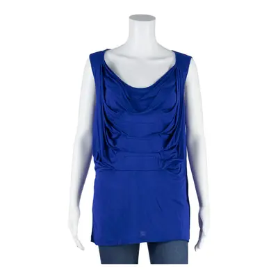 TED BAKER Top Blue Sleeveless Womens UK 10