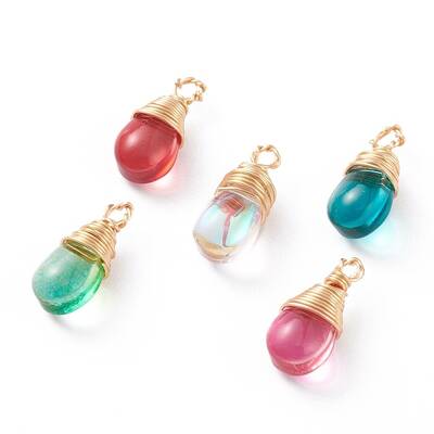 Transparent Glass Pendants