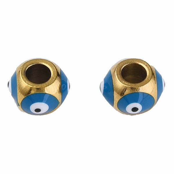 201 Stainless Steel Enamel Beads