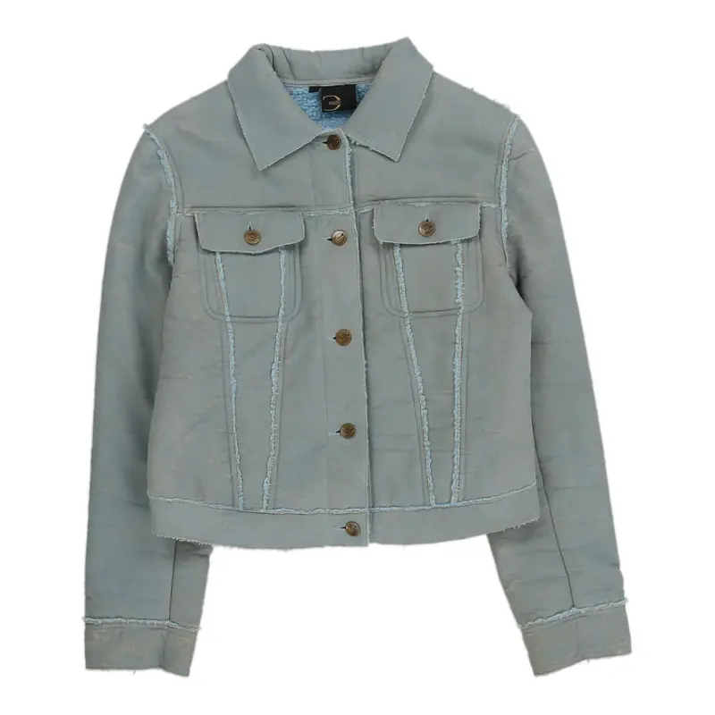 Just Cavalli Jacket - XS Blue Cotton | Size: x-small