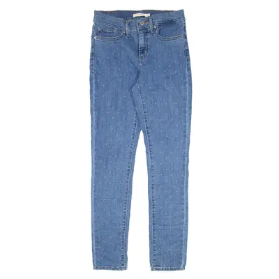 LEVI'S 311 Spotted Jeans Blue Denim Slim Skinny Womens W26 L30