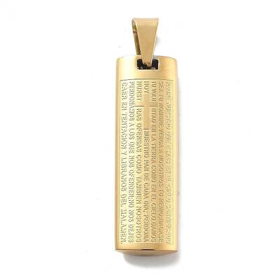 Ion Plating(IP) 304 Stainless Steel Pendants