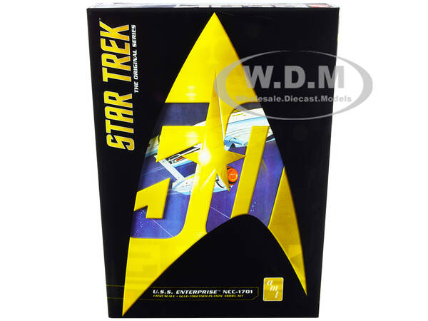 Skill 2 Model Kit U.S.S. Enterprise NCC-1701 Refit Starship Star Trek The Original Series 50th Anniversary Edition 1/650 Scal...