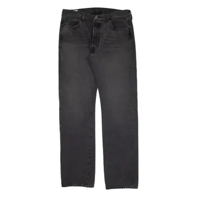 LEVI'S 501 BIG E Jeans Mens Black Regular Straight W34 L34