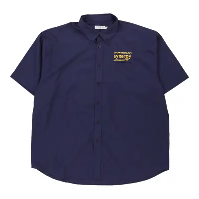 Chamberlain Synergy Motorsport Kustom Kit Short Sleeve Shirt - 3XL Blue Cotton