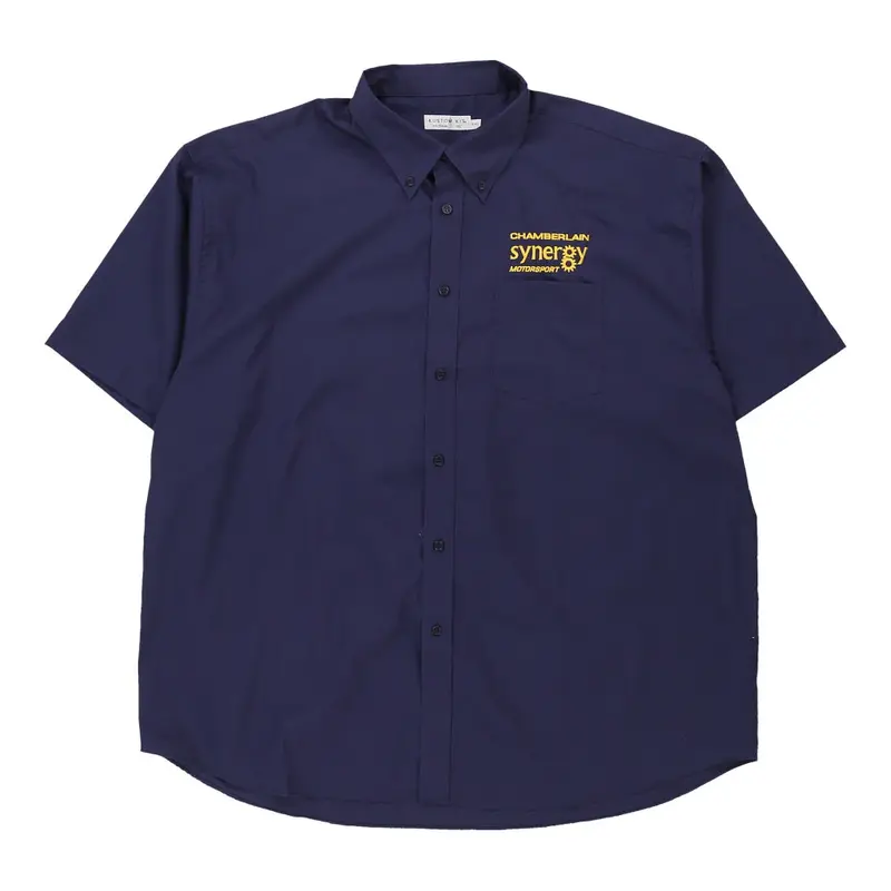 Chamberlain Synergy Motorsport Kustom Kit Short Sleeve Shirt - 3XL Blue Cotton
