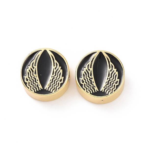 Brass Enamel Beads