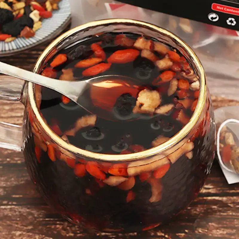 30/60/90/120/150/180Bag Turmeric Kidney Tea Formula Ginseng Five Treasure Tea Combination Scented Tea Red Date Wolfberry Tea