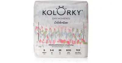Kolorky DAY Moments Celebration ECO disposable diapers Size S 3-6 kg 29 pieces