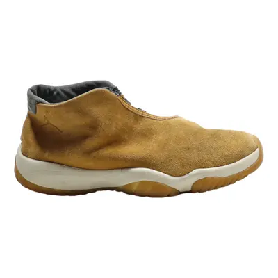AIR JORDAN High Top Trainers Orange Suede Mens UK 8.5